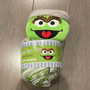 Sesame Street Oscar the Grouch Yarn Kit by Lion Brand Yarn